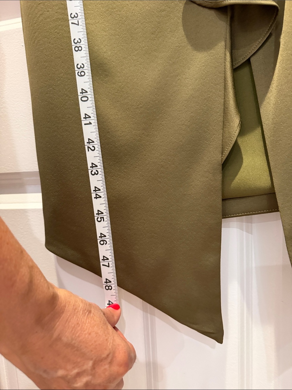 Elliatt Olive One-Shoulder Ruffle Dress - Picture 5 of 5